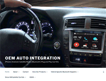 Tablet Screenshot of oemautointegration.com